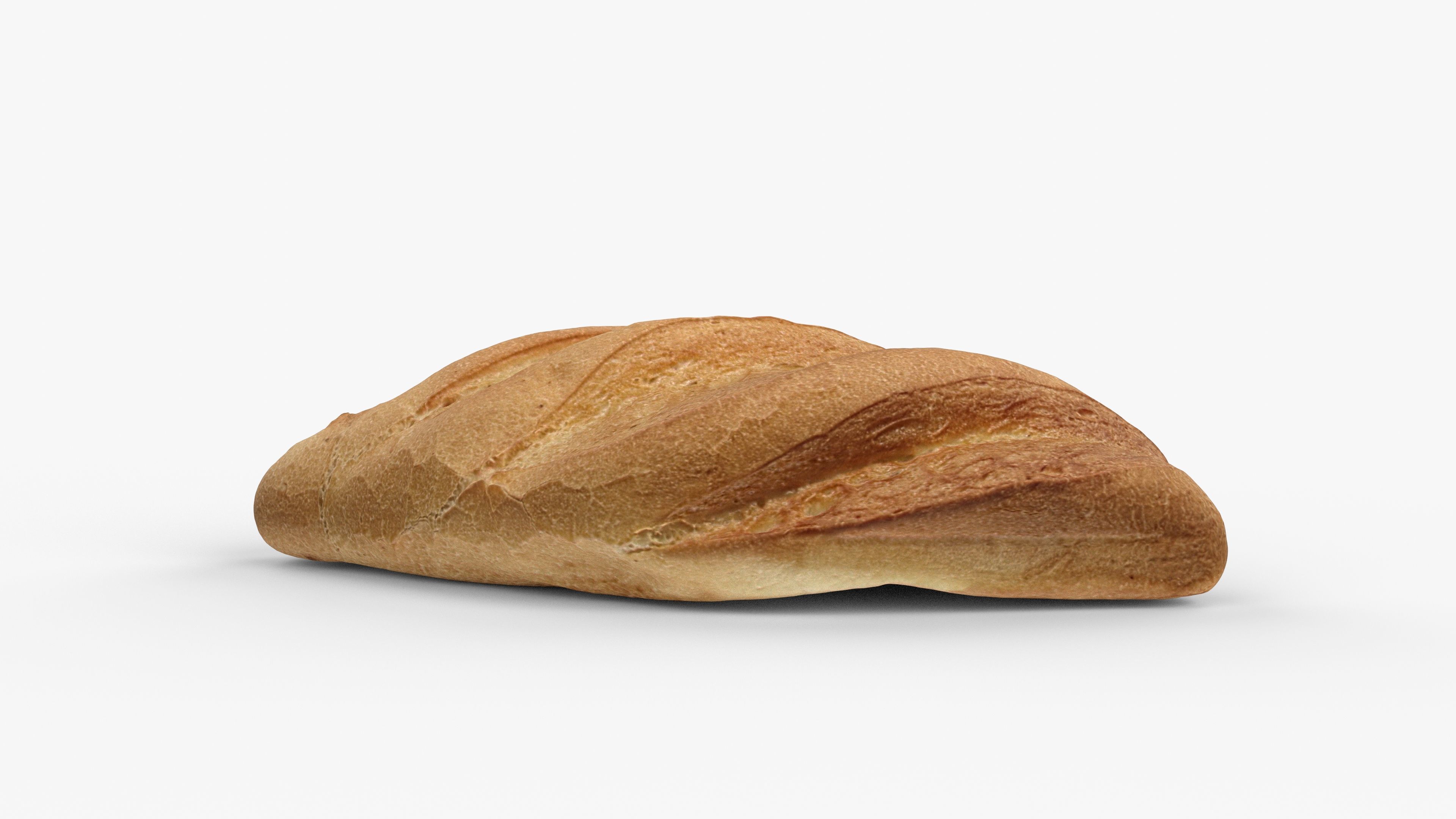 Photorealistic 3D scan of wheat Loaf  Low-poly 3D model_12