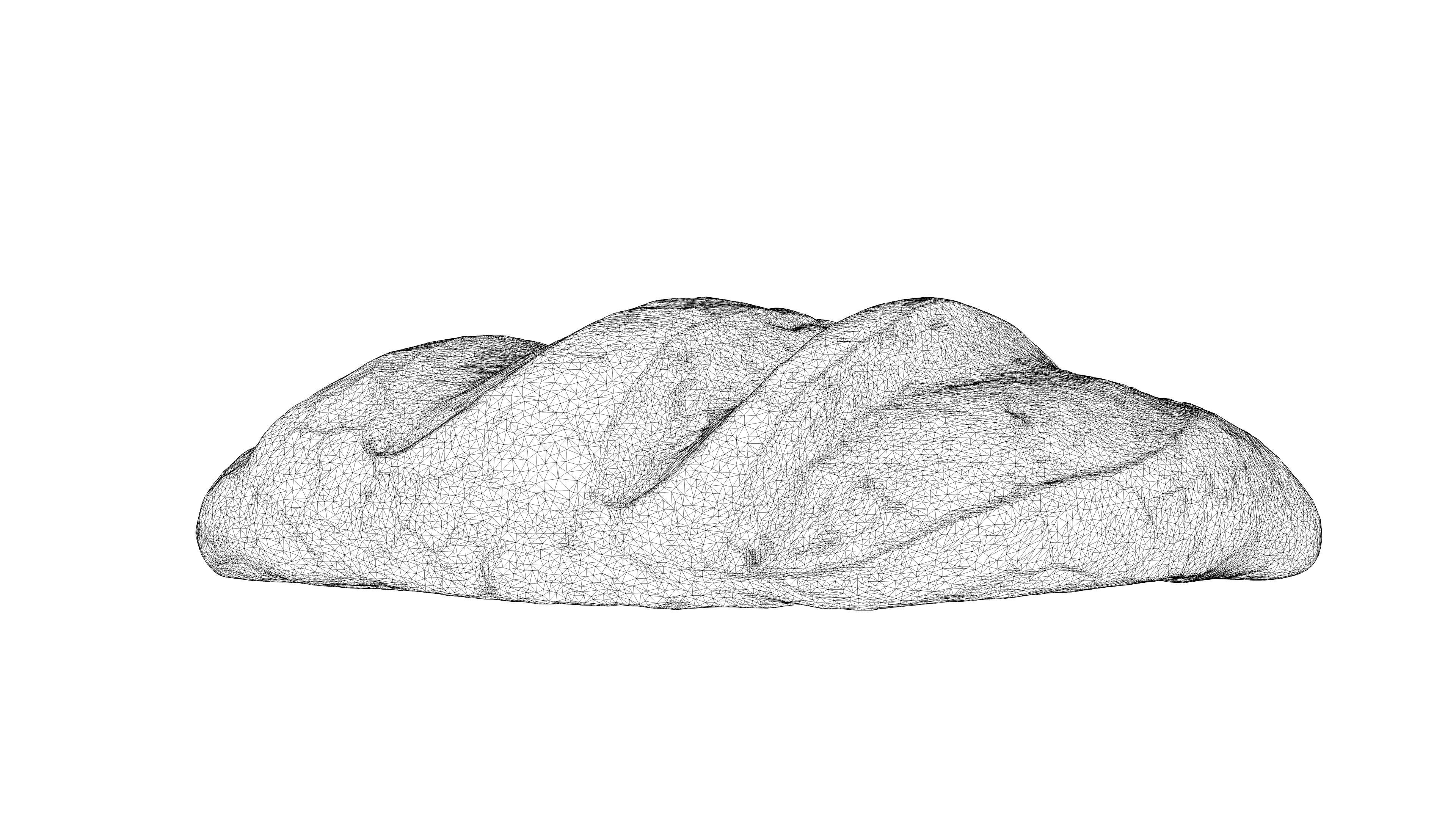 Photorealistic 3D scan of wheat Loaf  Low-poly 3D model_18
