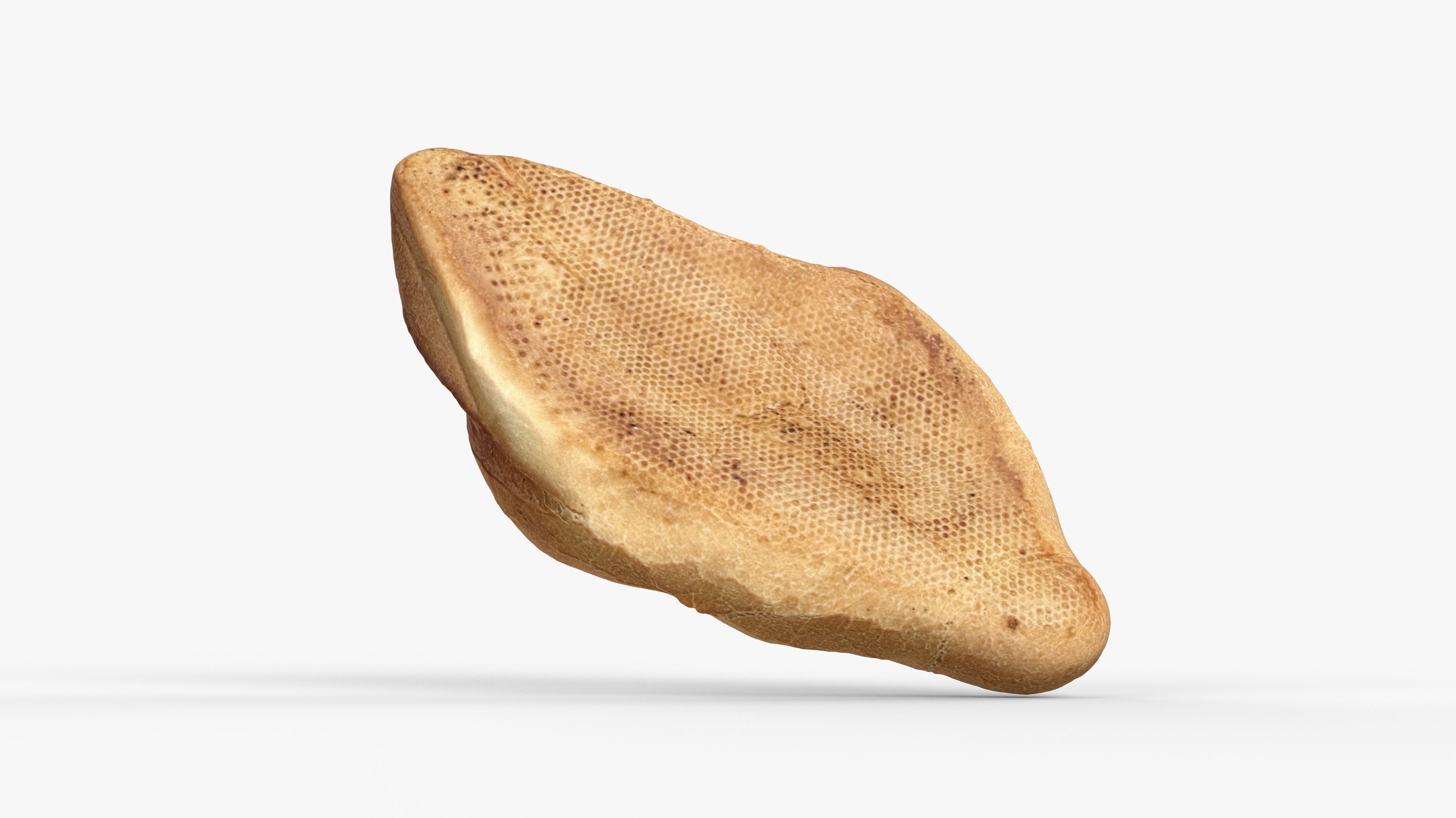 Photorealistic 3D scan of wheat Loaf  Low-poly 3D model_11
