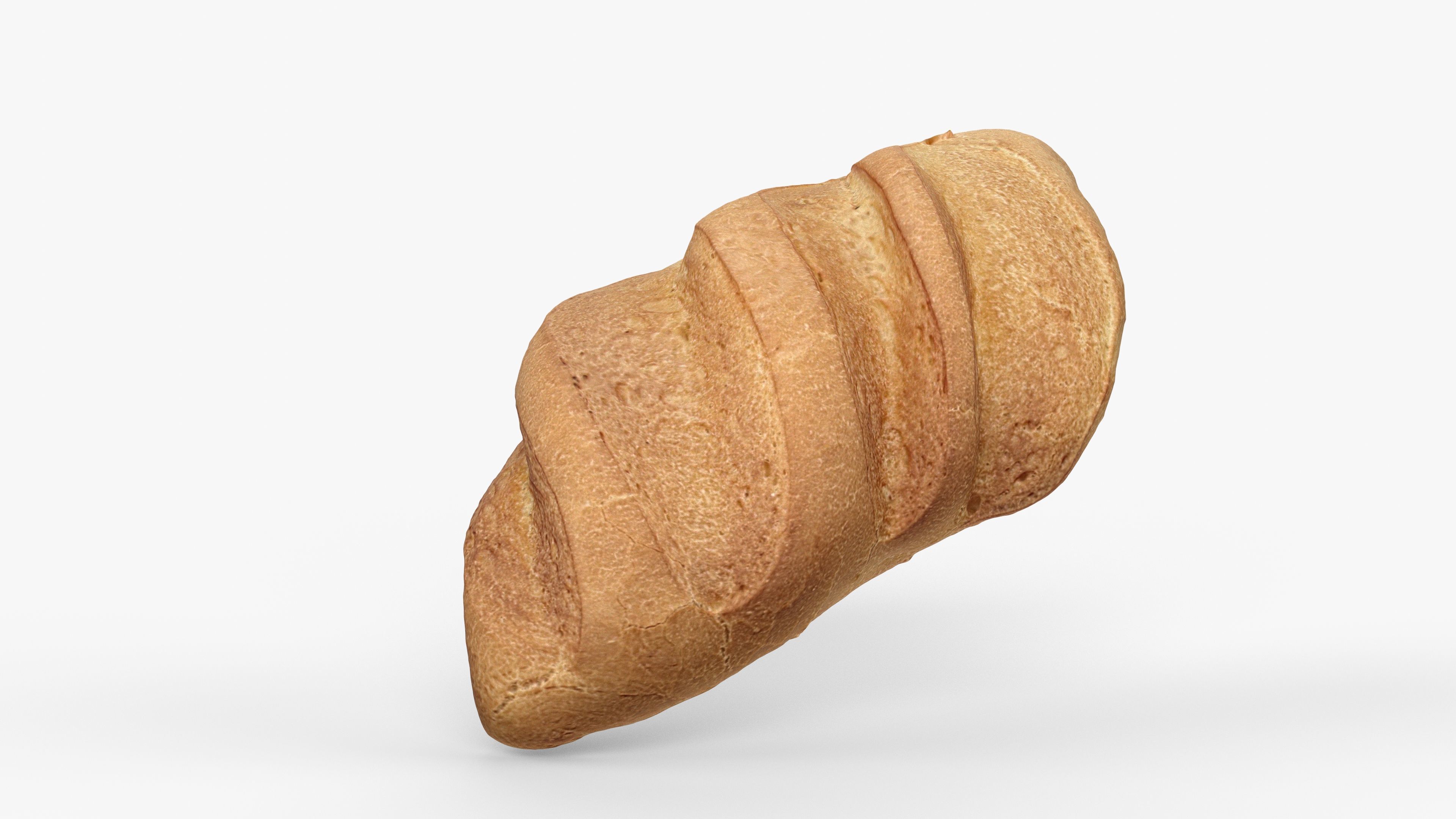 Photorealistic 3D scan of wheat Loaf  Low-poly 3D model_13
