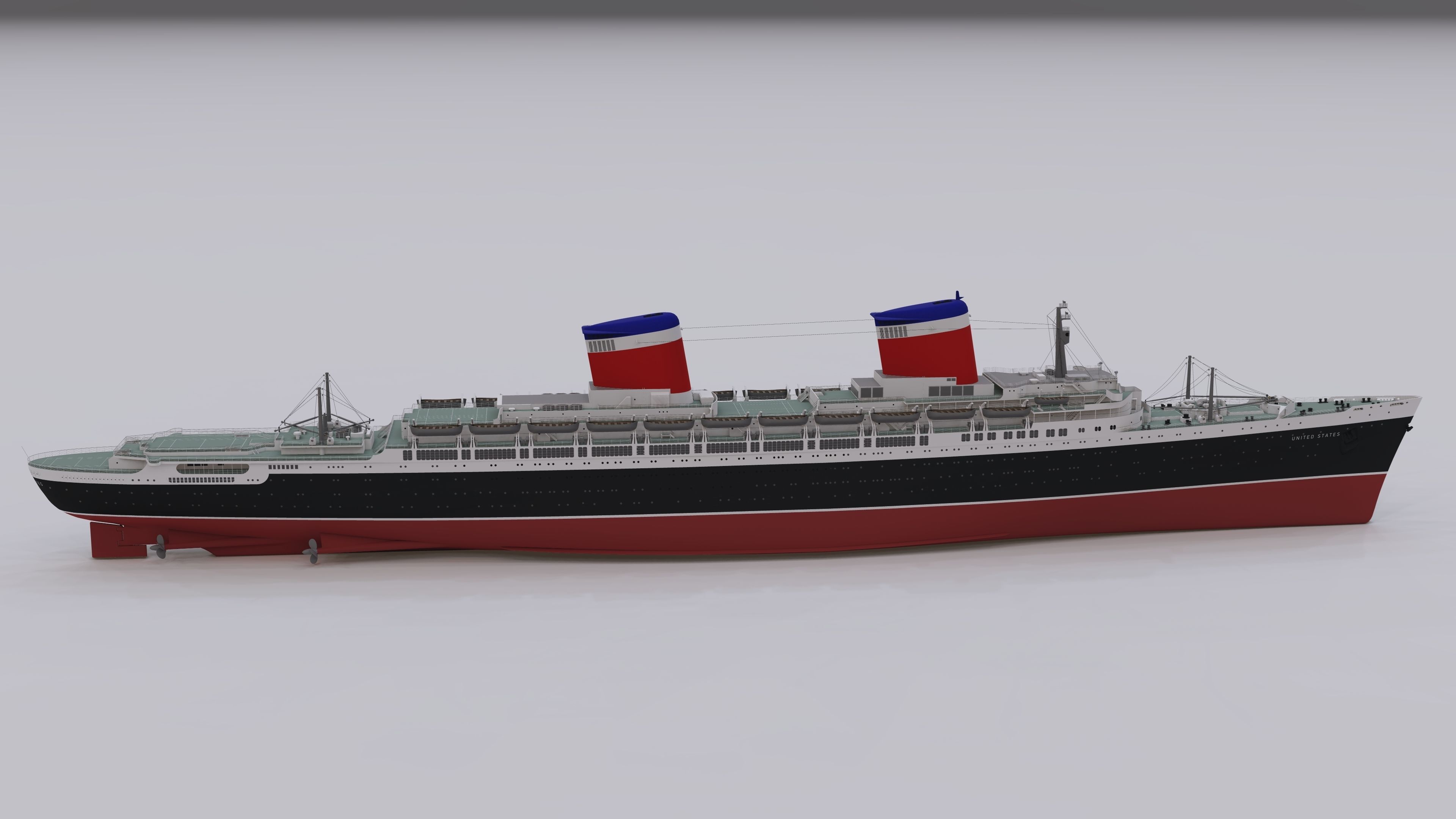 SS United States 3D model_5