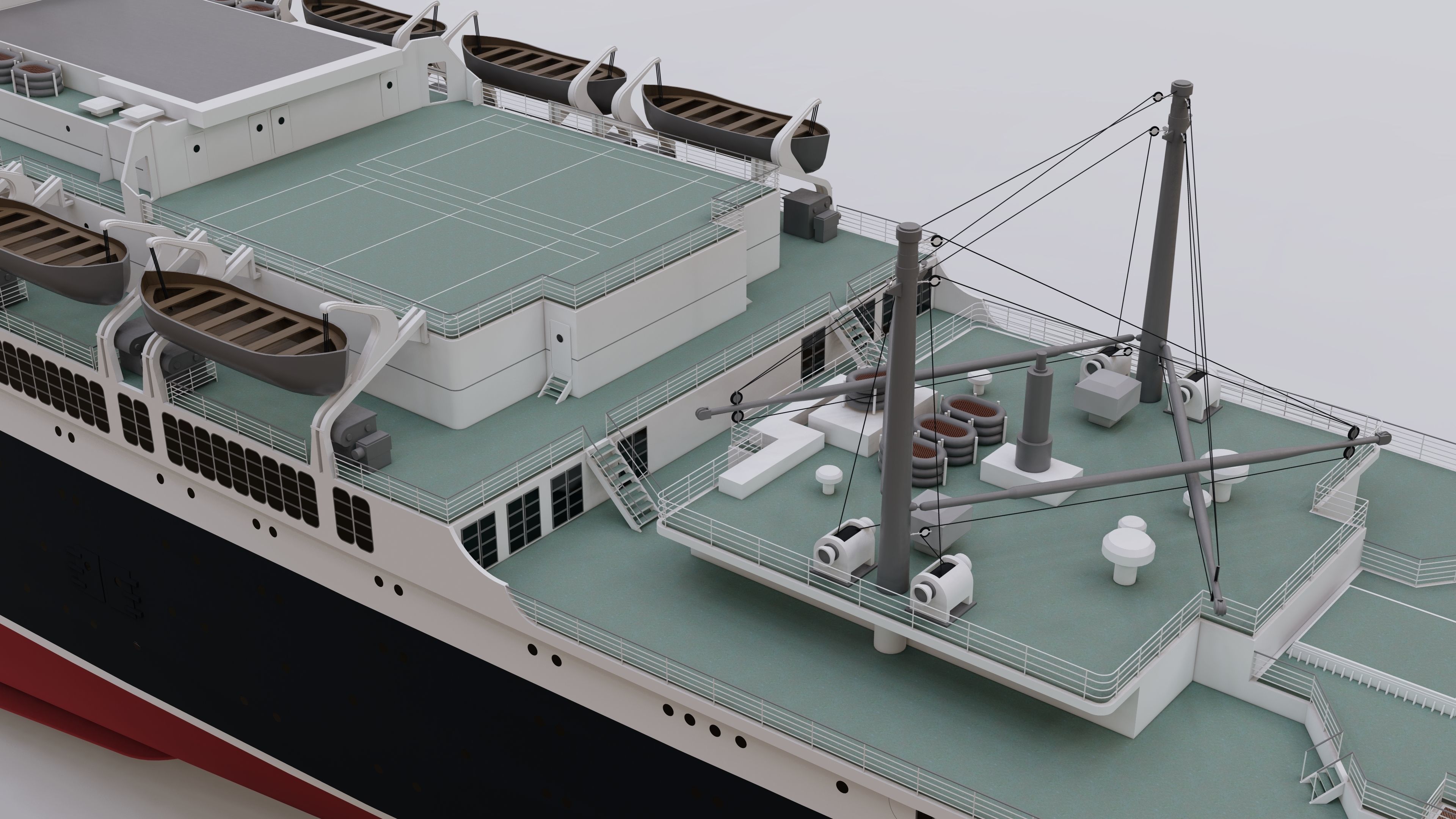 SS United States 3D model_14