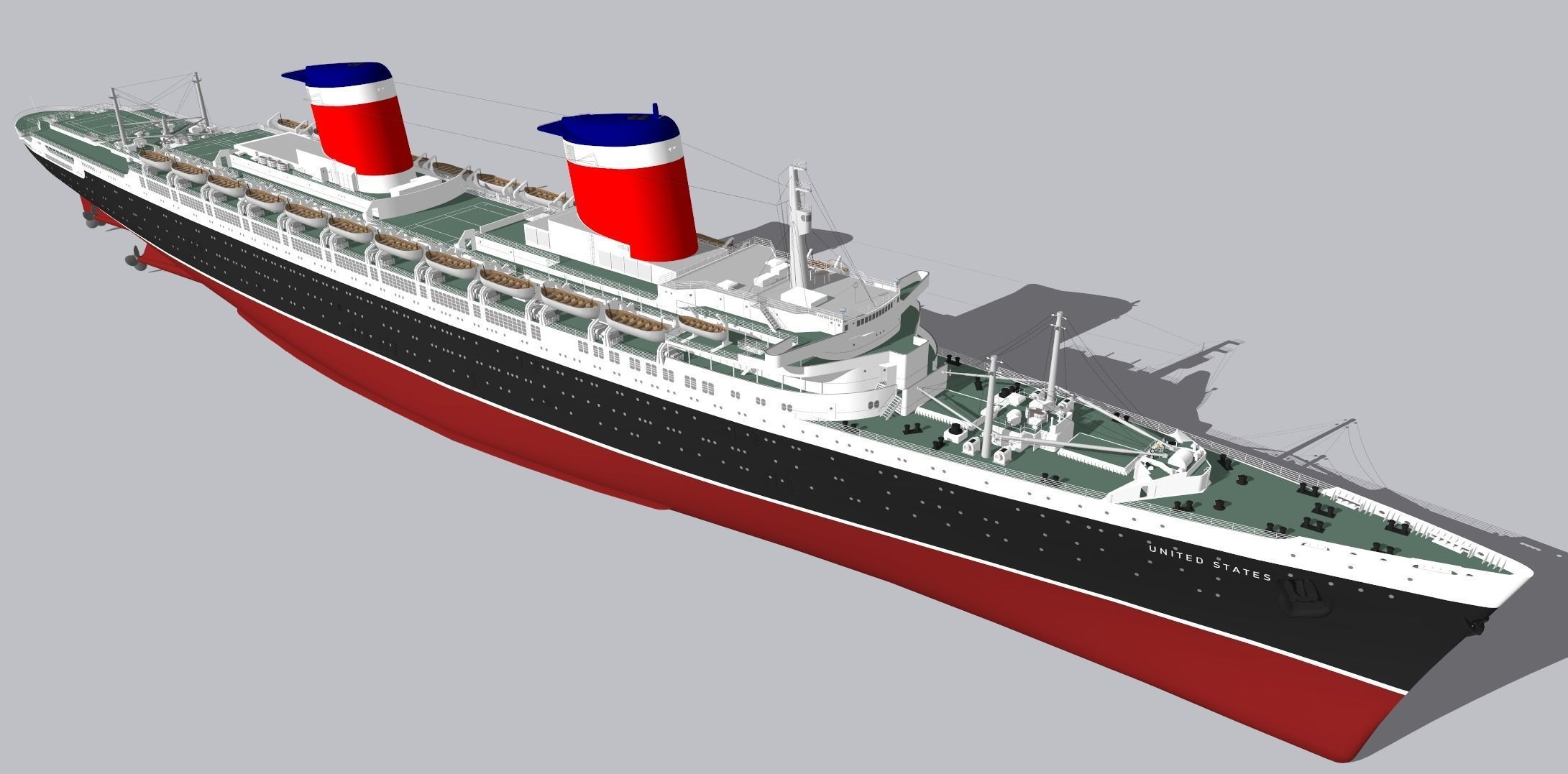 SS United States 3D model_12
