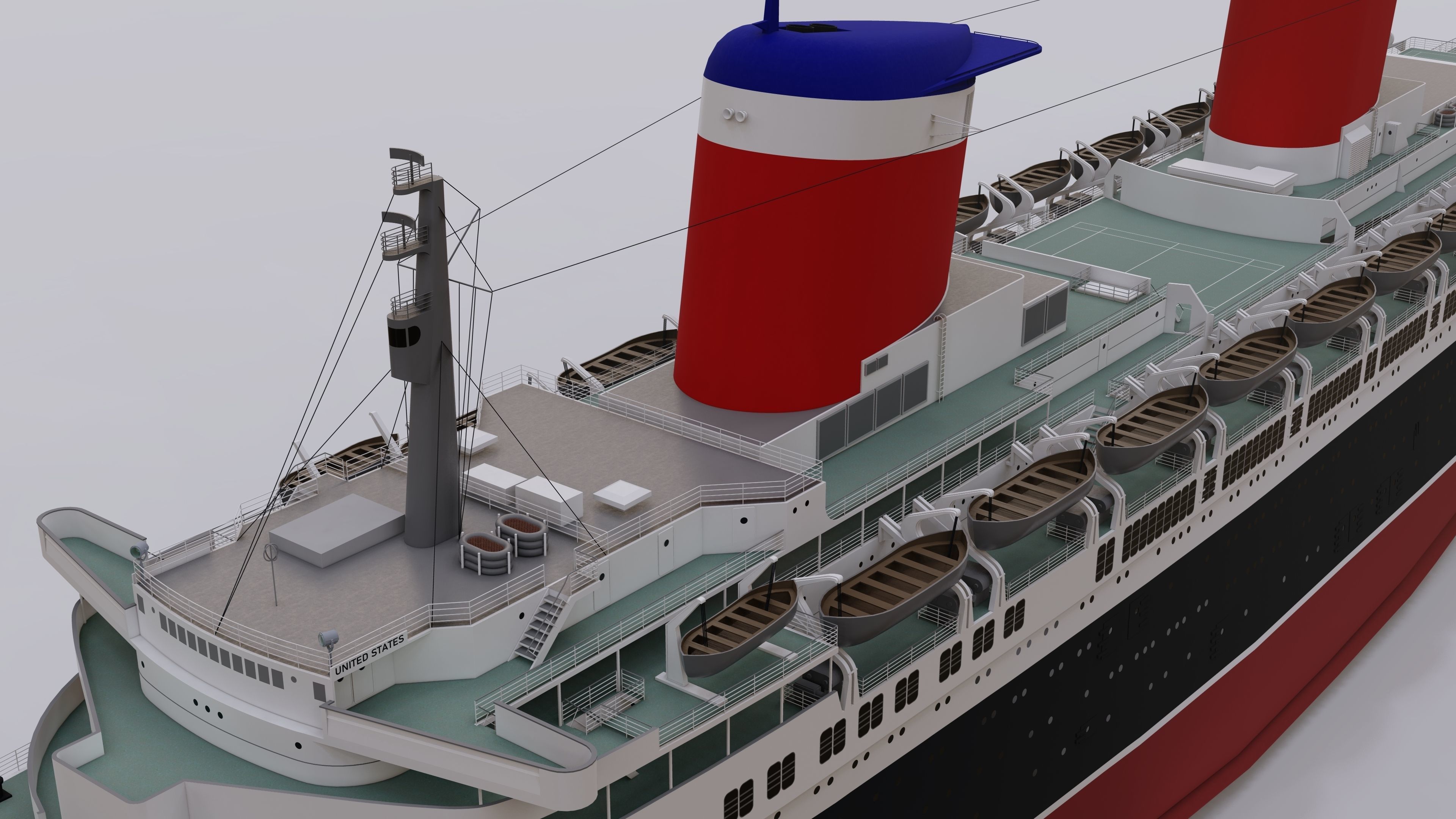 SS United States 3D model_8