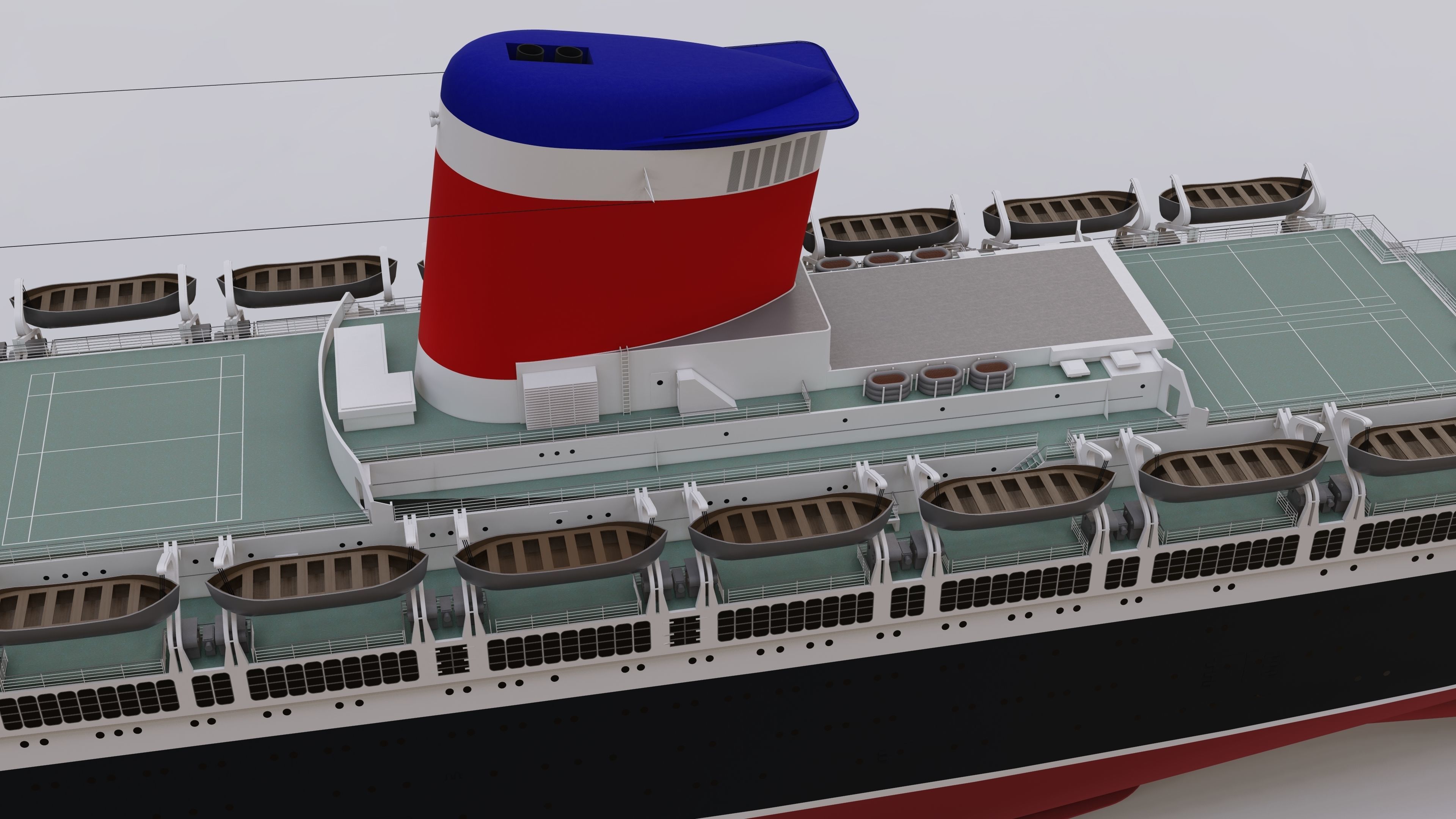 SS United States 3D model_10