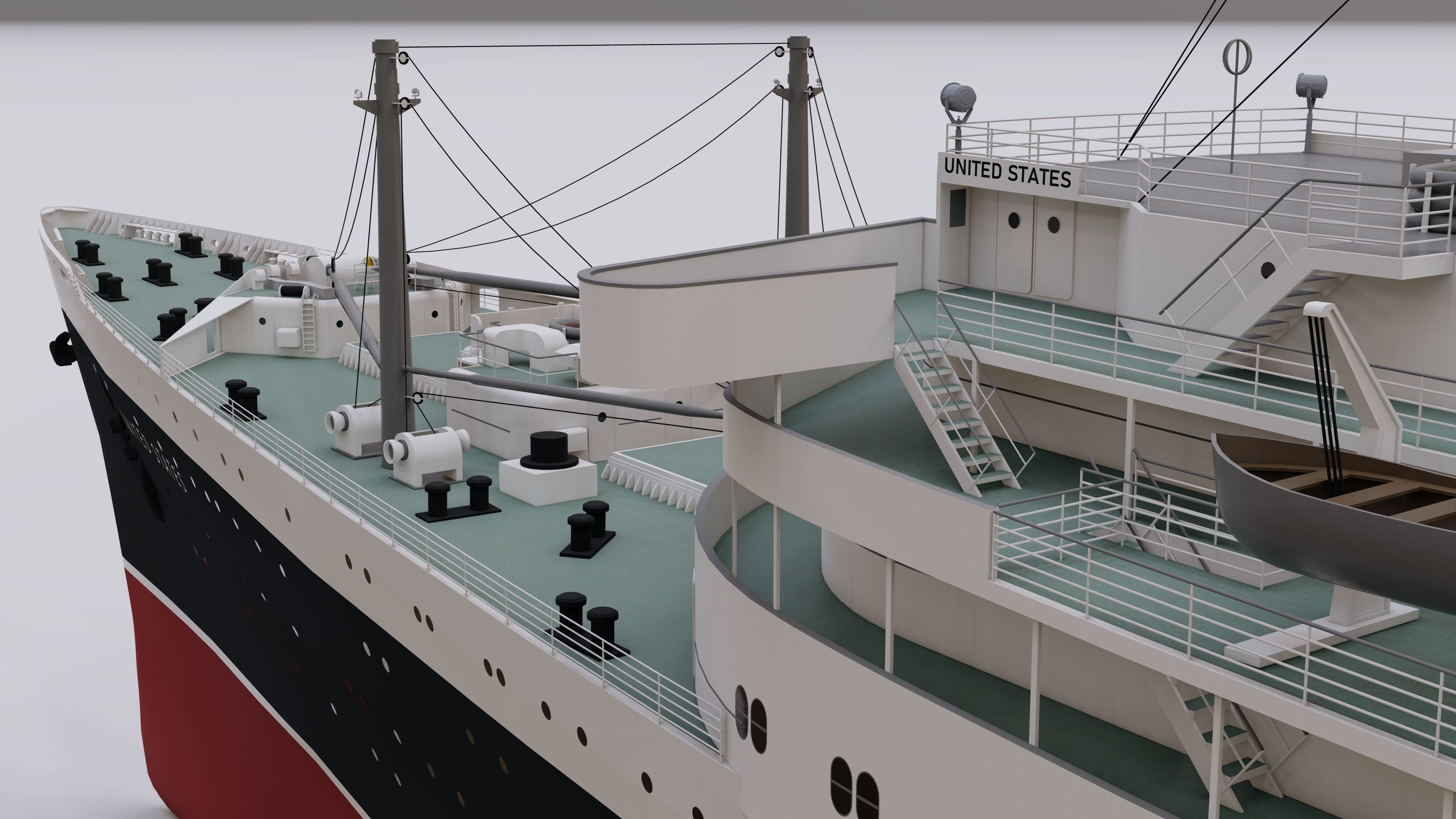 SS United States 3D model_9