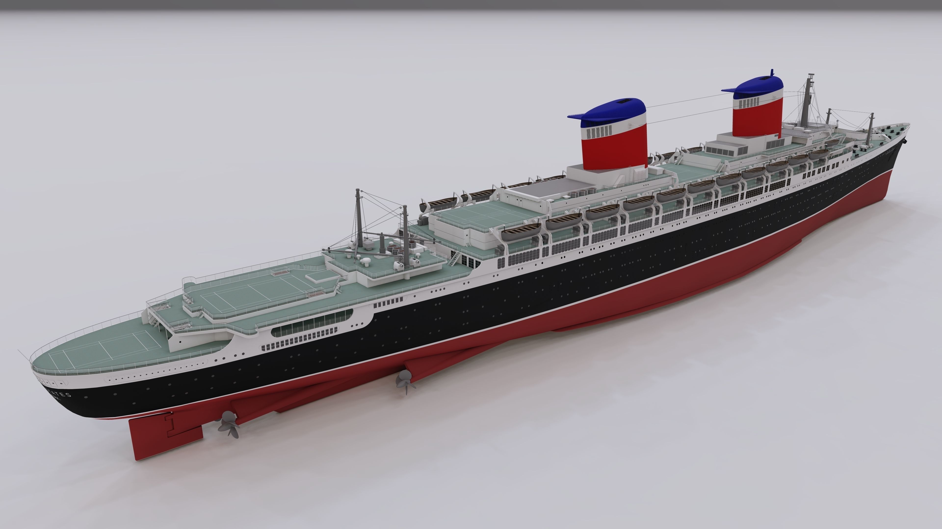 SS United States 3D model_2