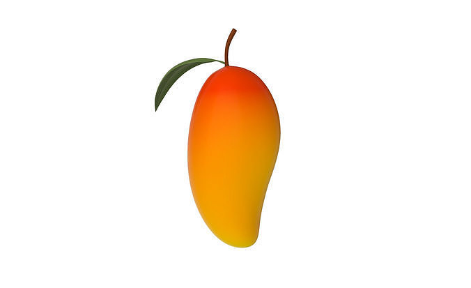Prop26 Mango Fruit Low-poly 3D model