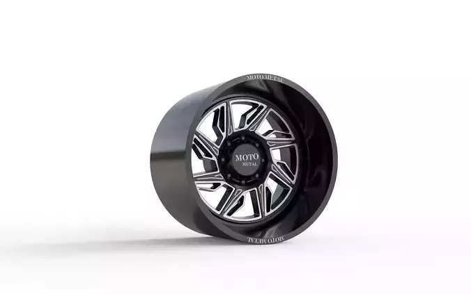 MOTO METAL HURRICANE WHEEL 3D MODEL