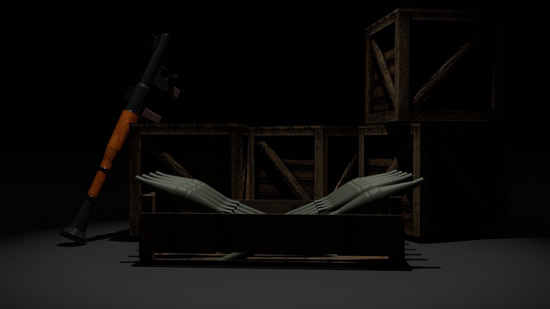 RPG-7 Free low-poly 3D model_5