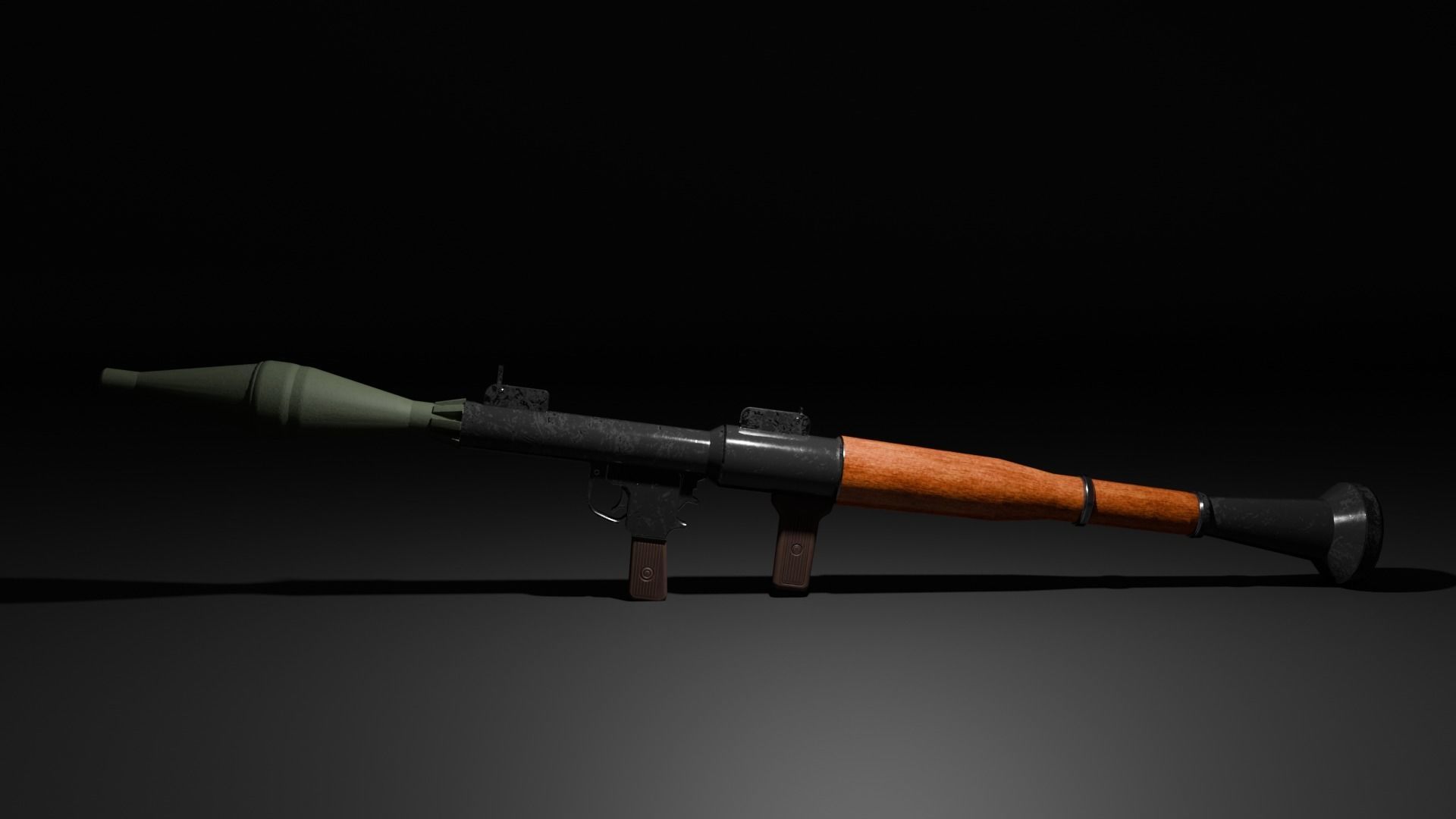 RPG-7 Free low-poly 3D model_2