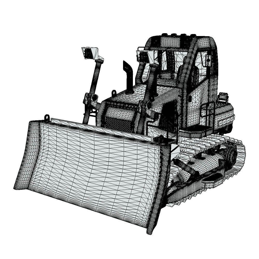 Shubbak Bulldozer 3D model_3