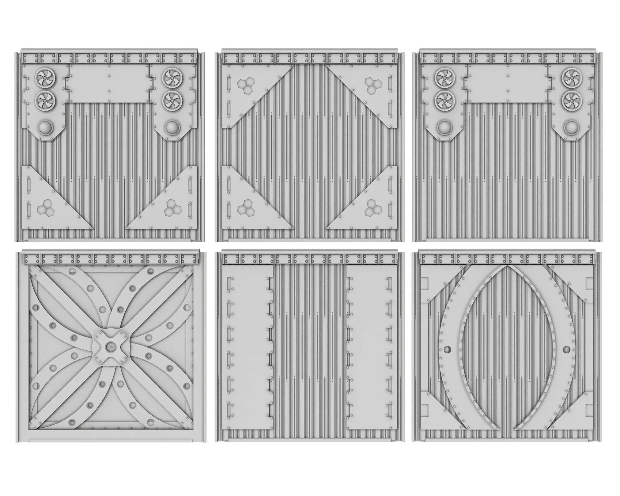 Damocles City Builder - Military Base - Modular Buildings 3D print model_13