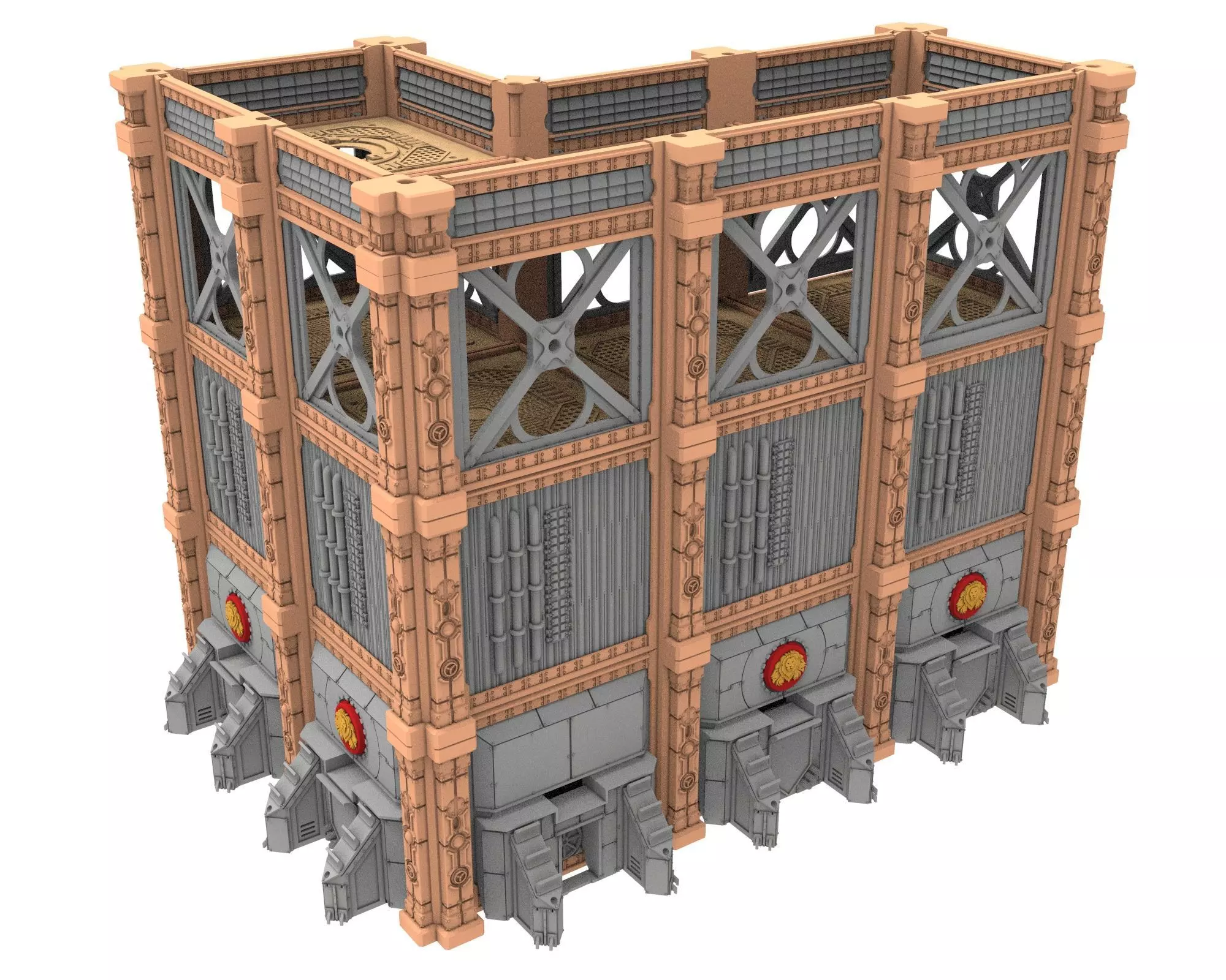 Damocles City Builder - Military Base - Modular Buildings 3D print model_40
