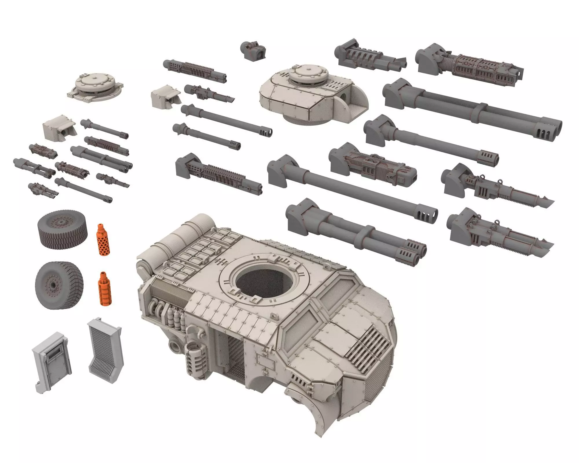 Damocles City Builder - Military Base - Modular Buildings 3D print model_20