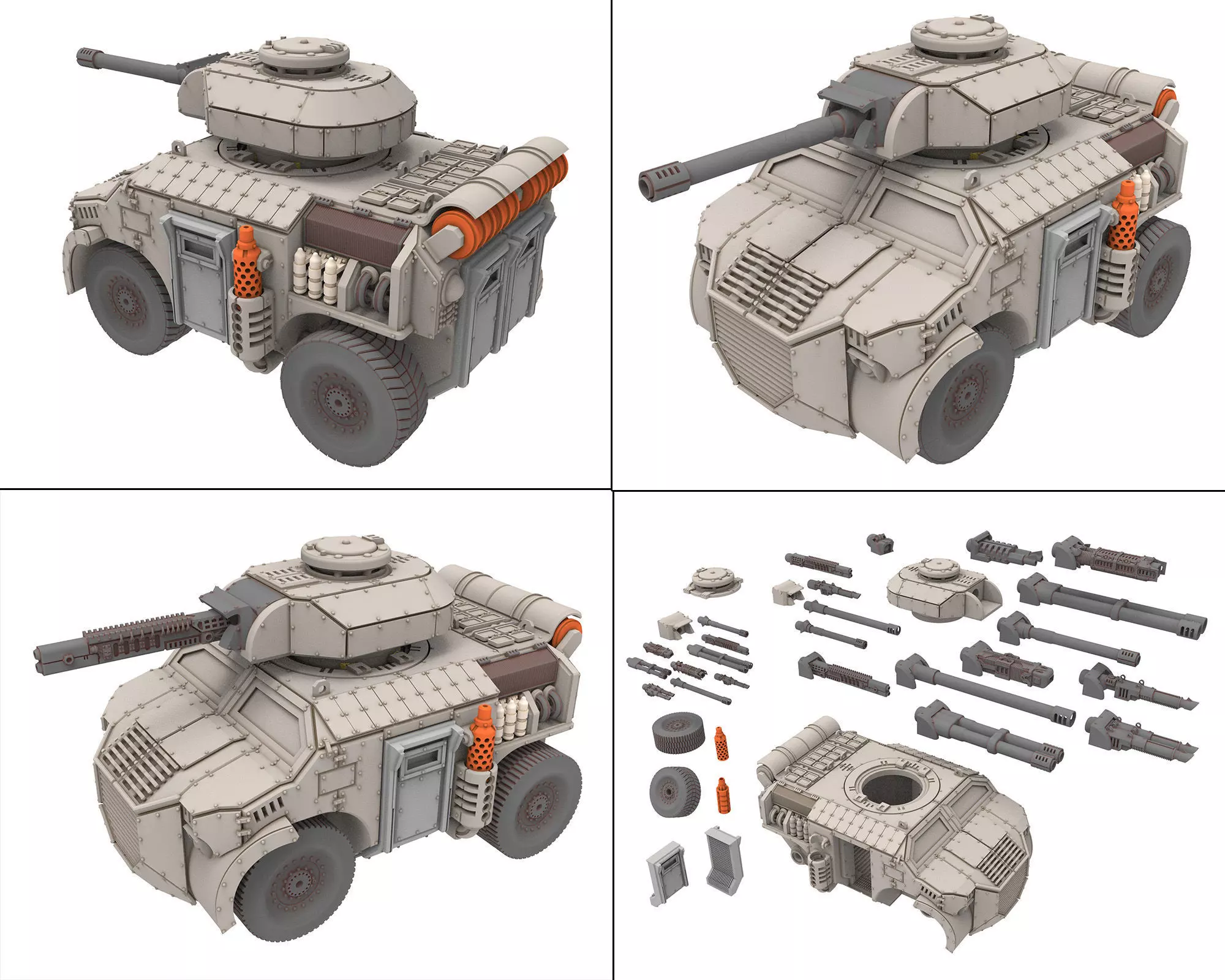 Damocles City Builder - Military Base - Modular Buildings 3D print model_54