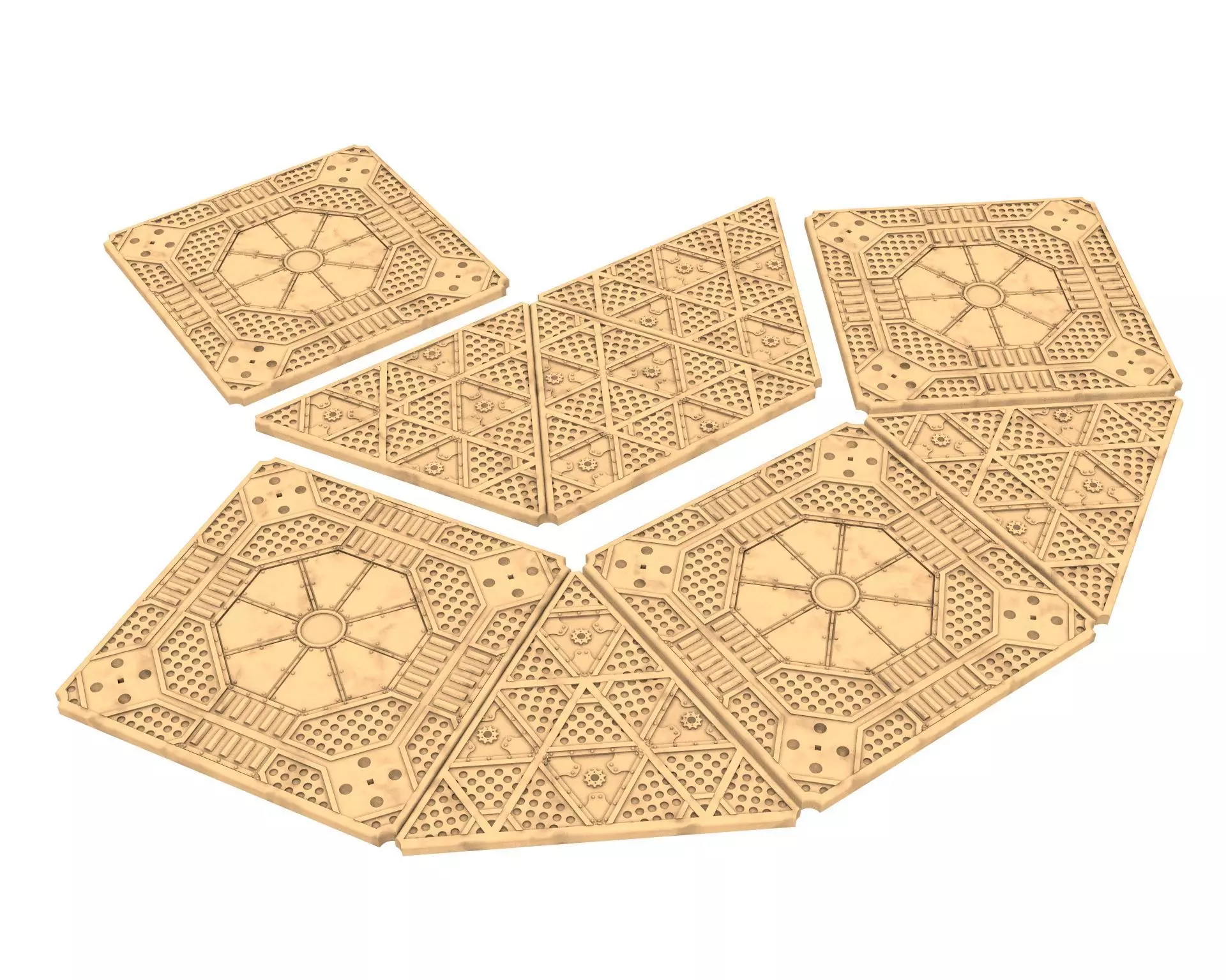 Damocles City Builder - Military Base - Modular Buildings 3D print model_43