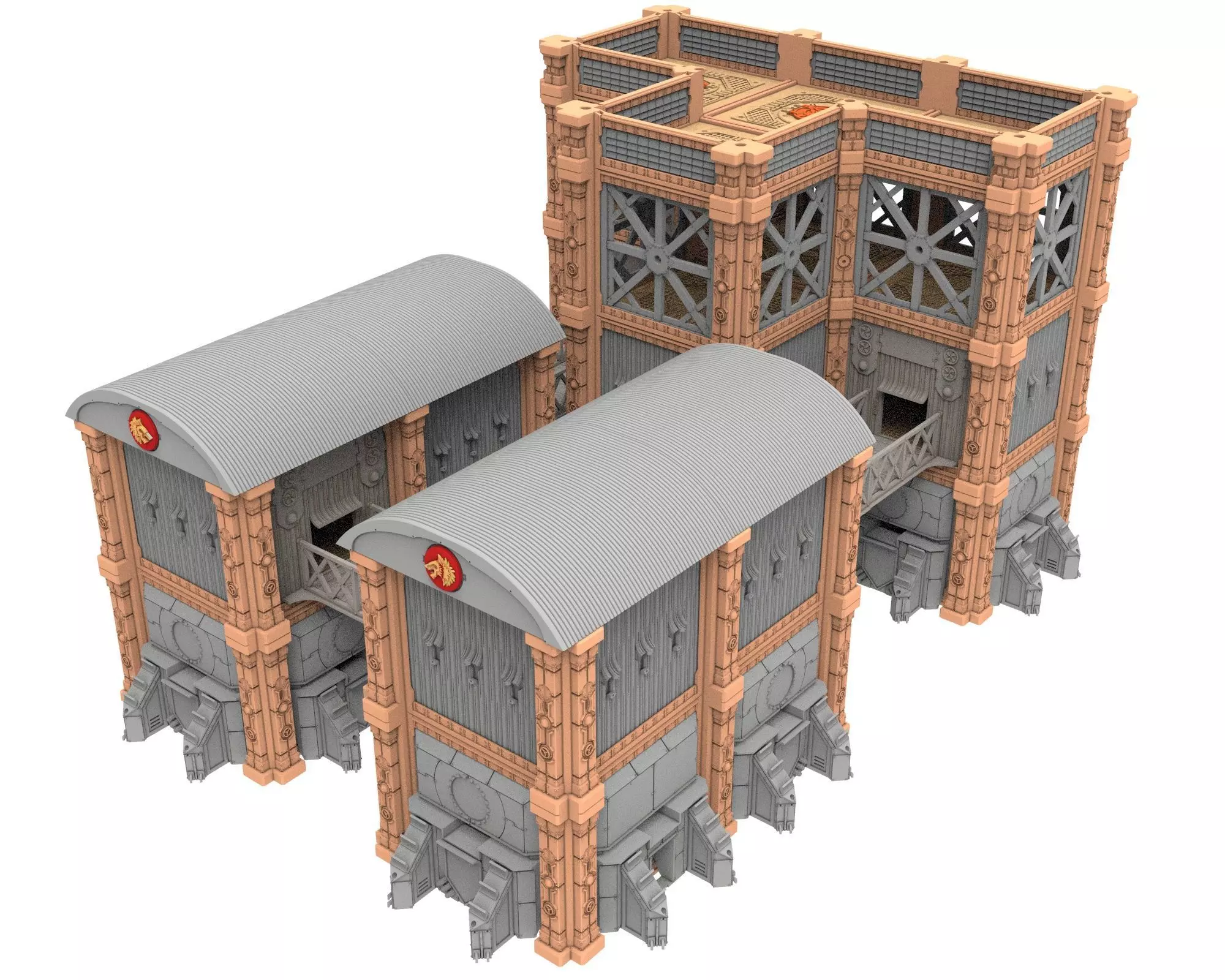 Damocles City Builder - Military Base - Modular Buildings 3D print model_41