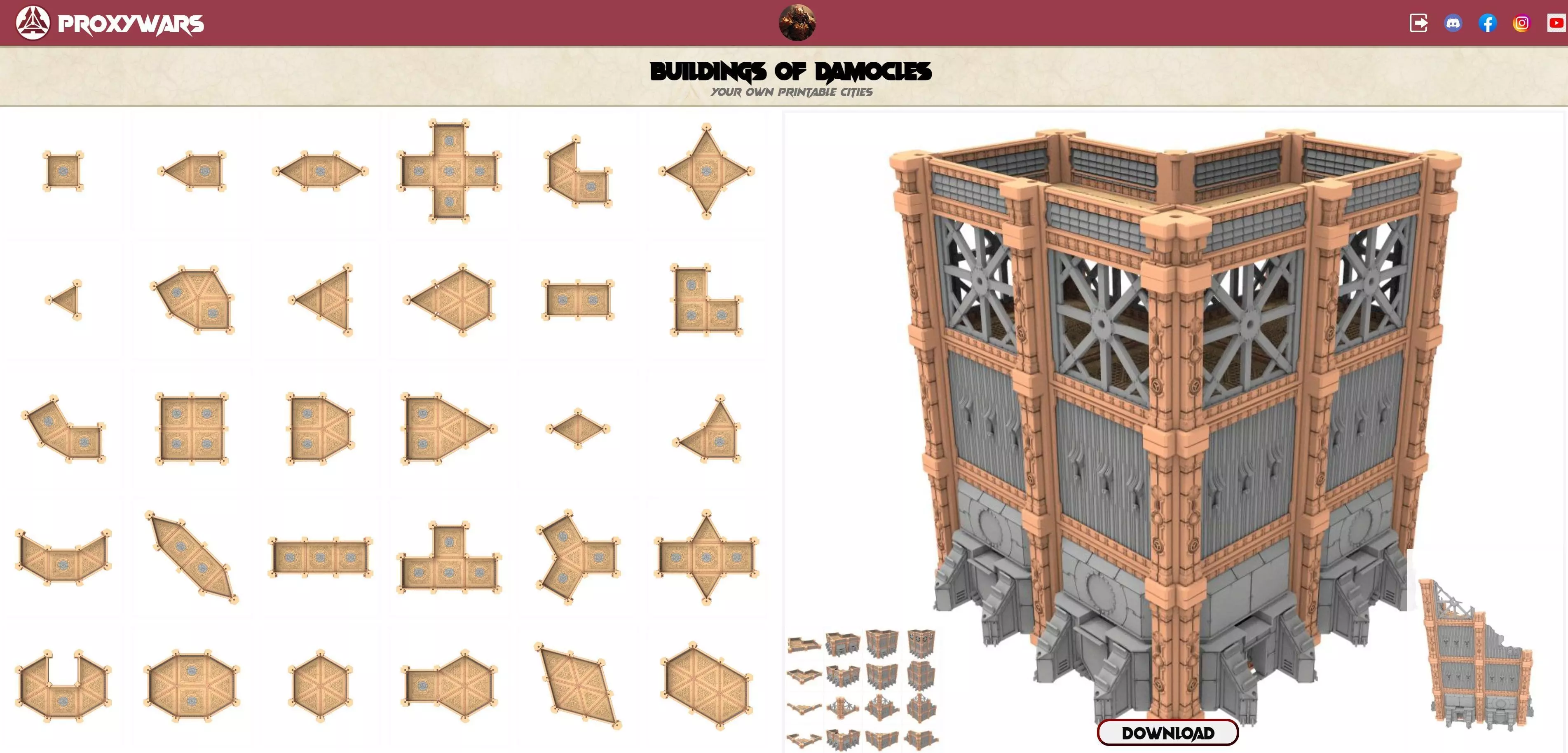 Damocles City Builder - Military Base - Modular Buildings 3D print model_60