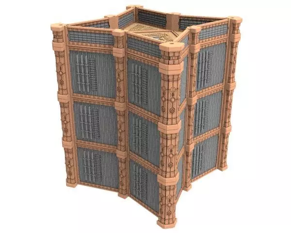 Damocles City Builder - Military Base - Modular Buildings 3D print model_32