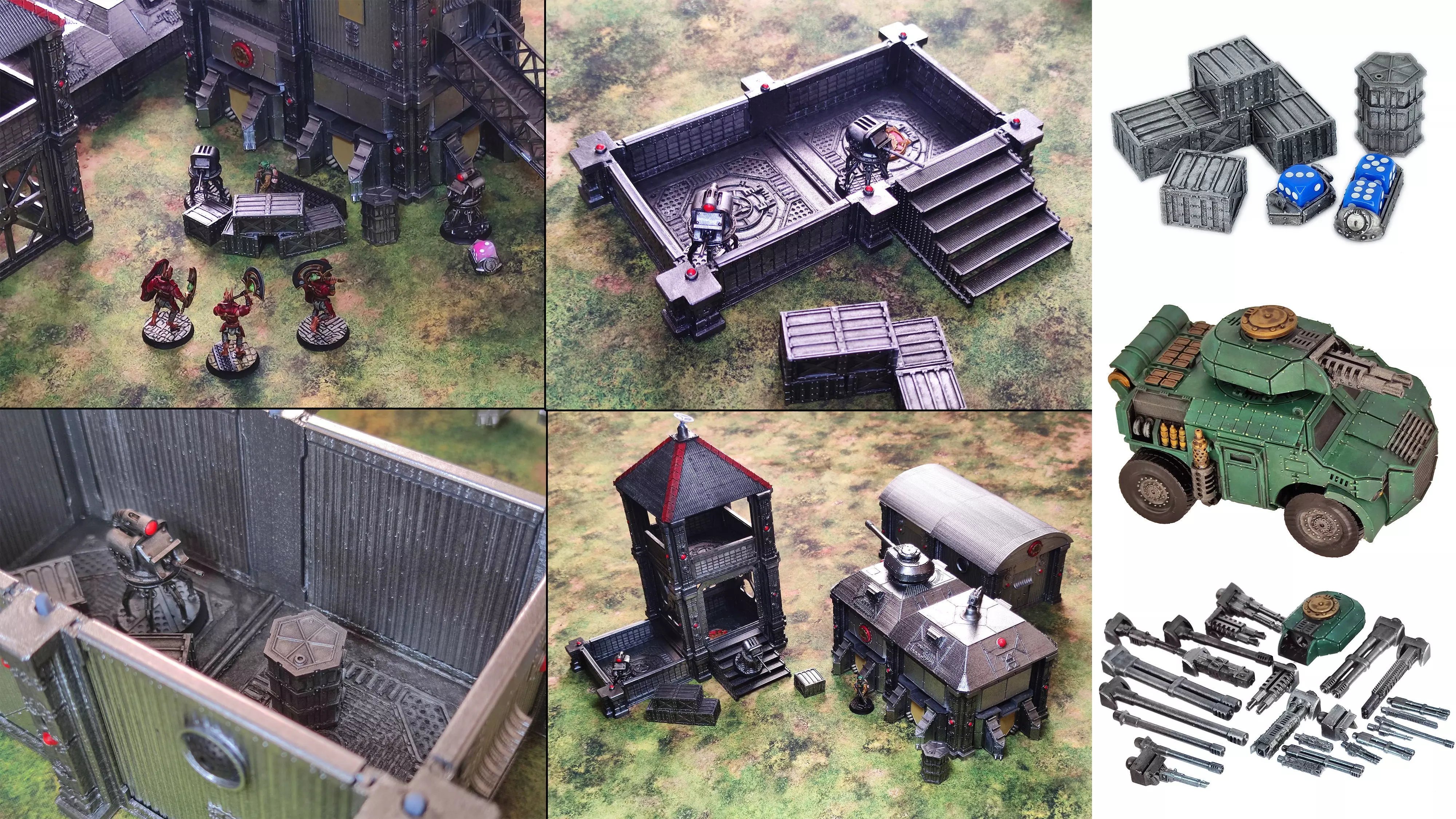 Damocles City Builder - Military Base - Modular Buildings 3D print model_48
