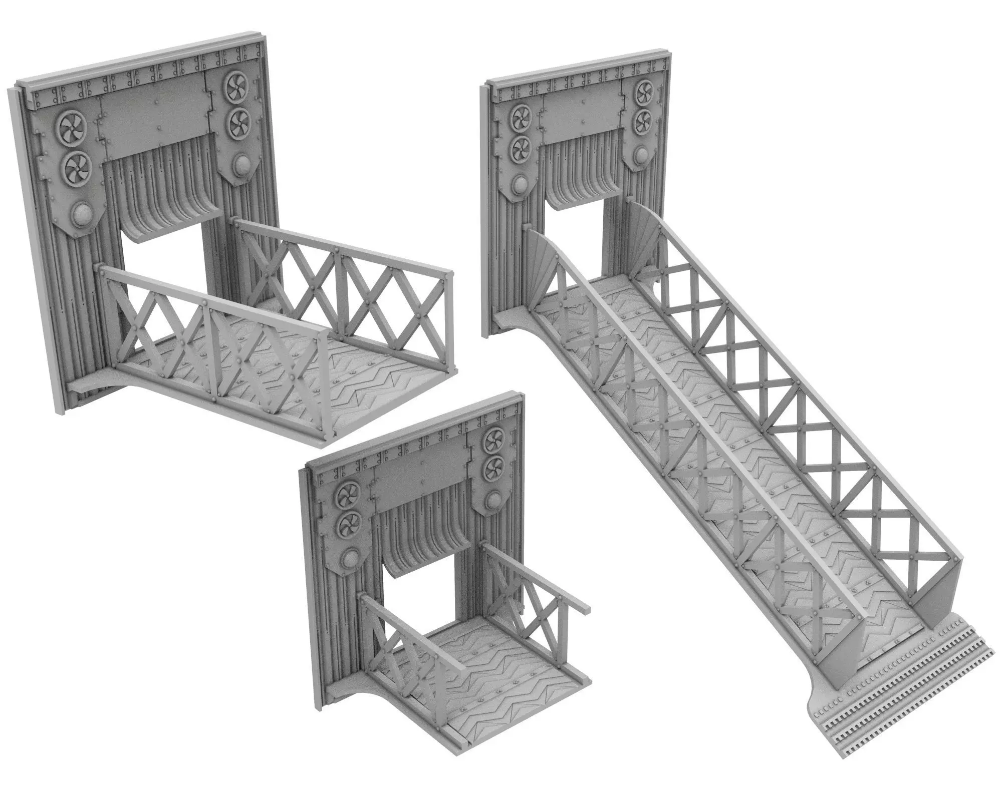 Damocles City Builder - Military Base - Modular Buildings 3D print model_14