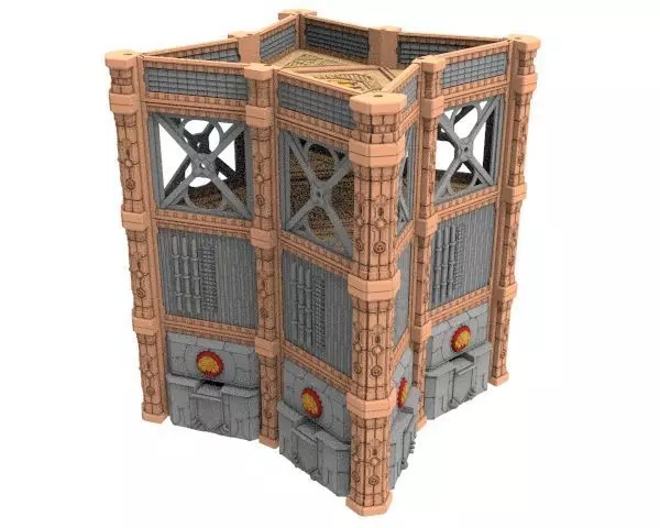 Damocles City Builder - Military Base - Modular Buildings 3D print model_35