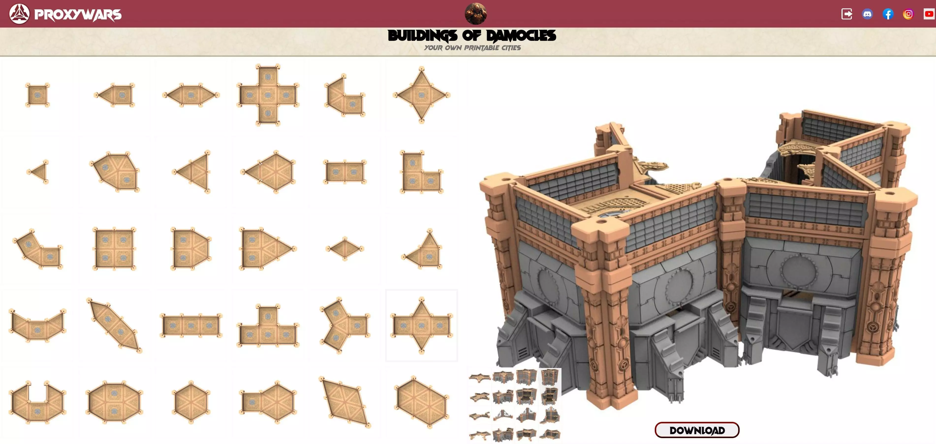 Damocles City Builder - Military Base - Modular Buildings 3D print model_59