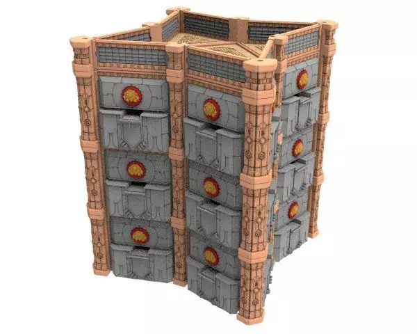 Damocles City Builder - Military Base - Modular Buildings 3D print model_33