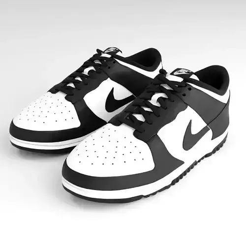 Nike Dunk Low PBR 3D Model