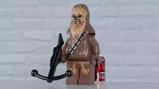 Lego Chewbacca Maxifig - Fully Articulated