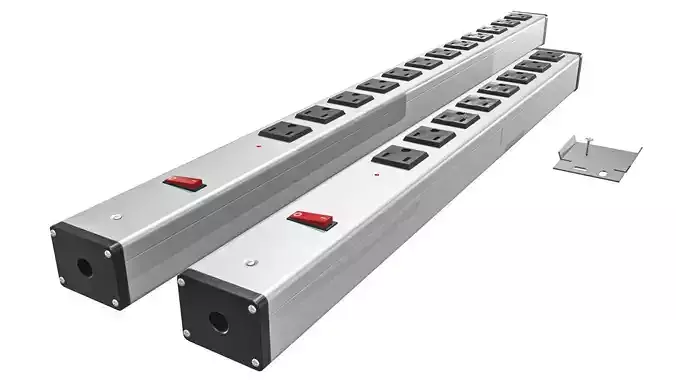 Multi Switch Electrical Low-poly 3D model