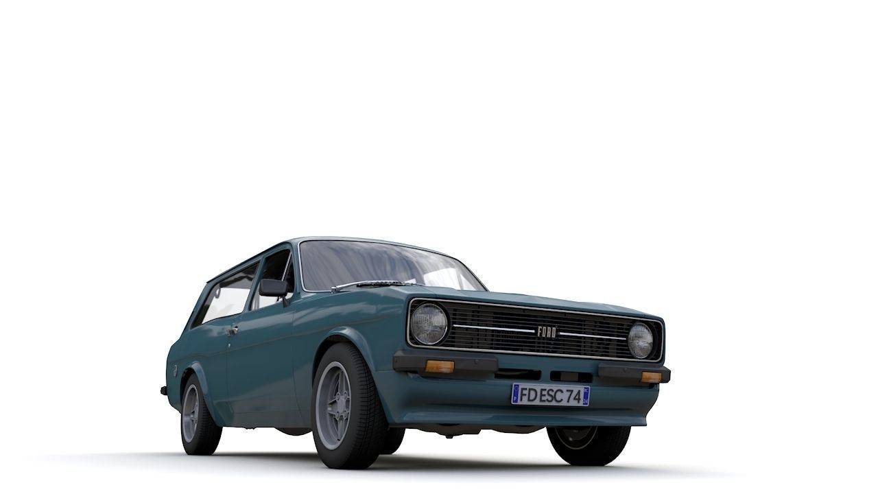 Escort Mk2 Station Wagon 1974 3D model_20