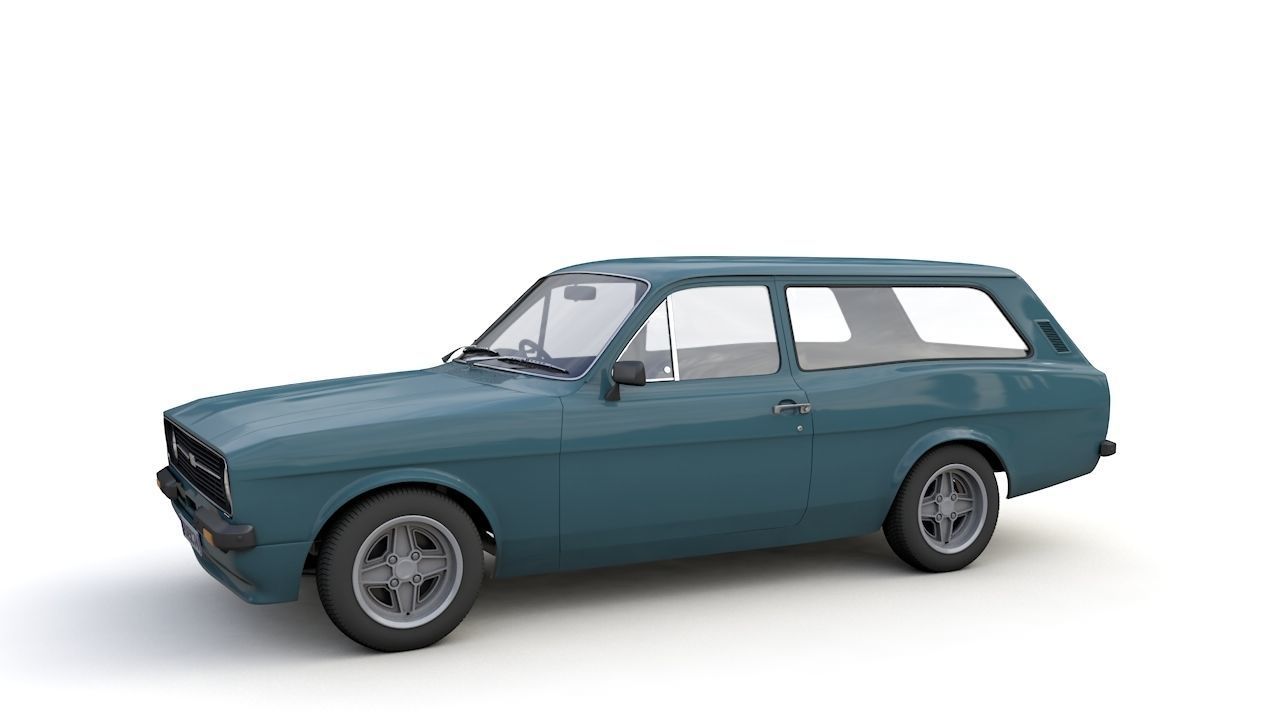 Escort Mk2 Station Wagon 1974 3D model_17