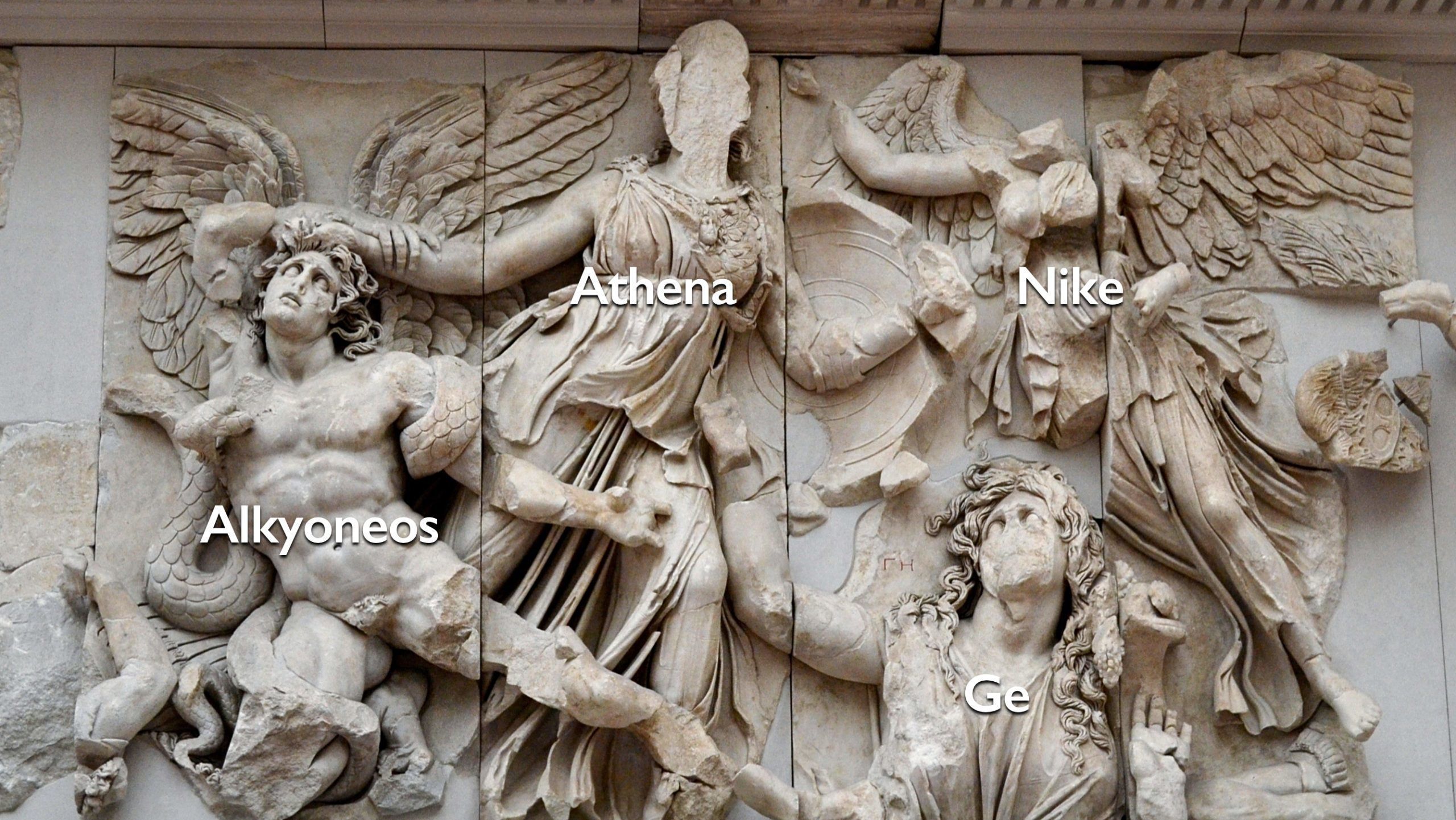 Reconstruction of Pergamon goddess athena  3D print model_12