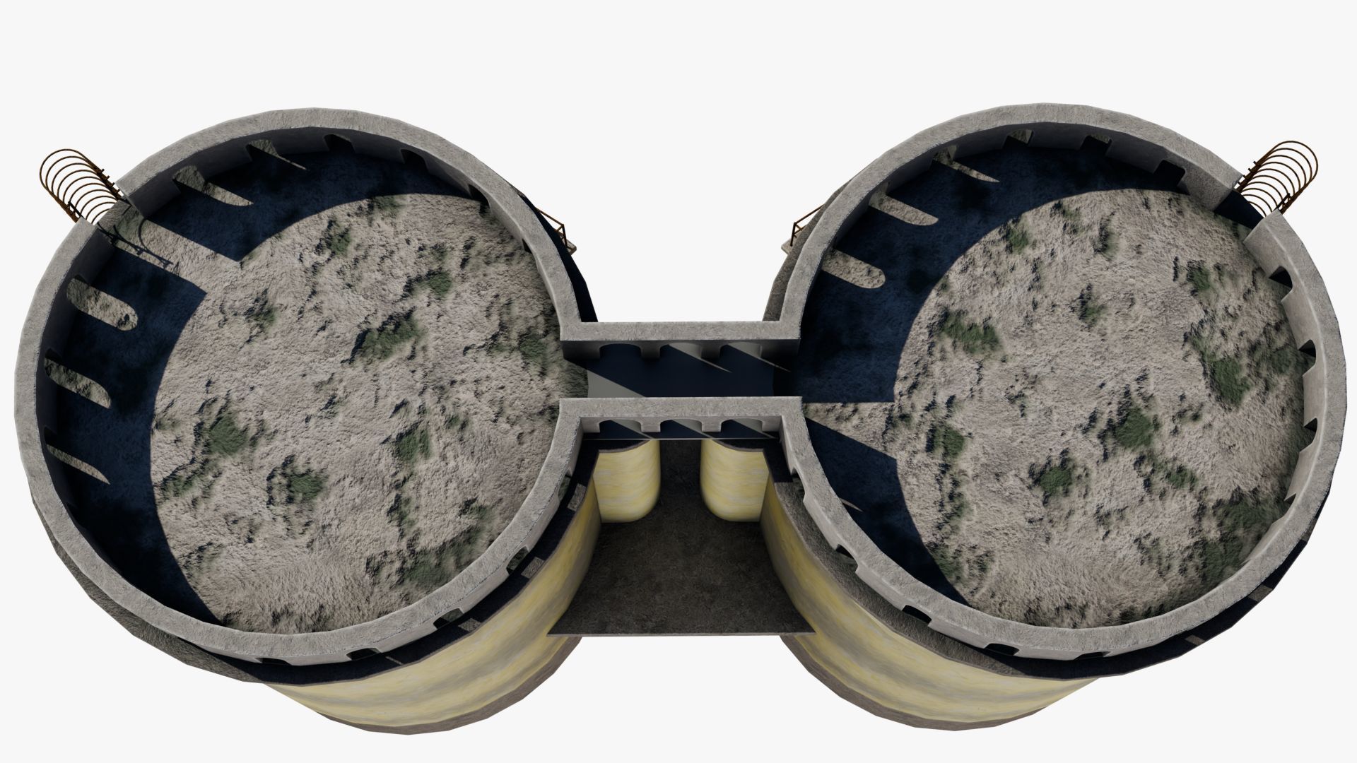 Grain silo 3D model_12