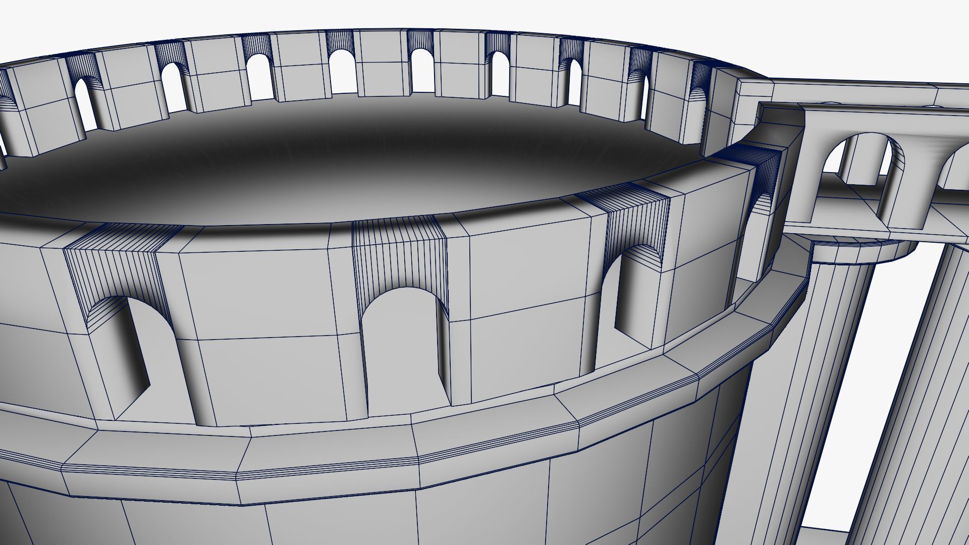 Grain silo 3D model_22