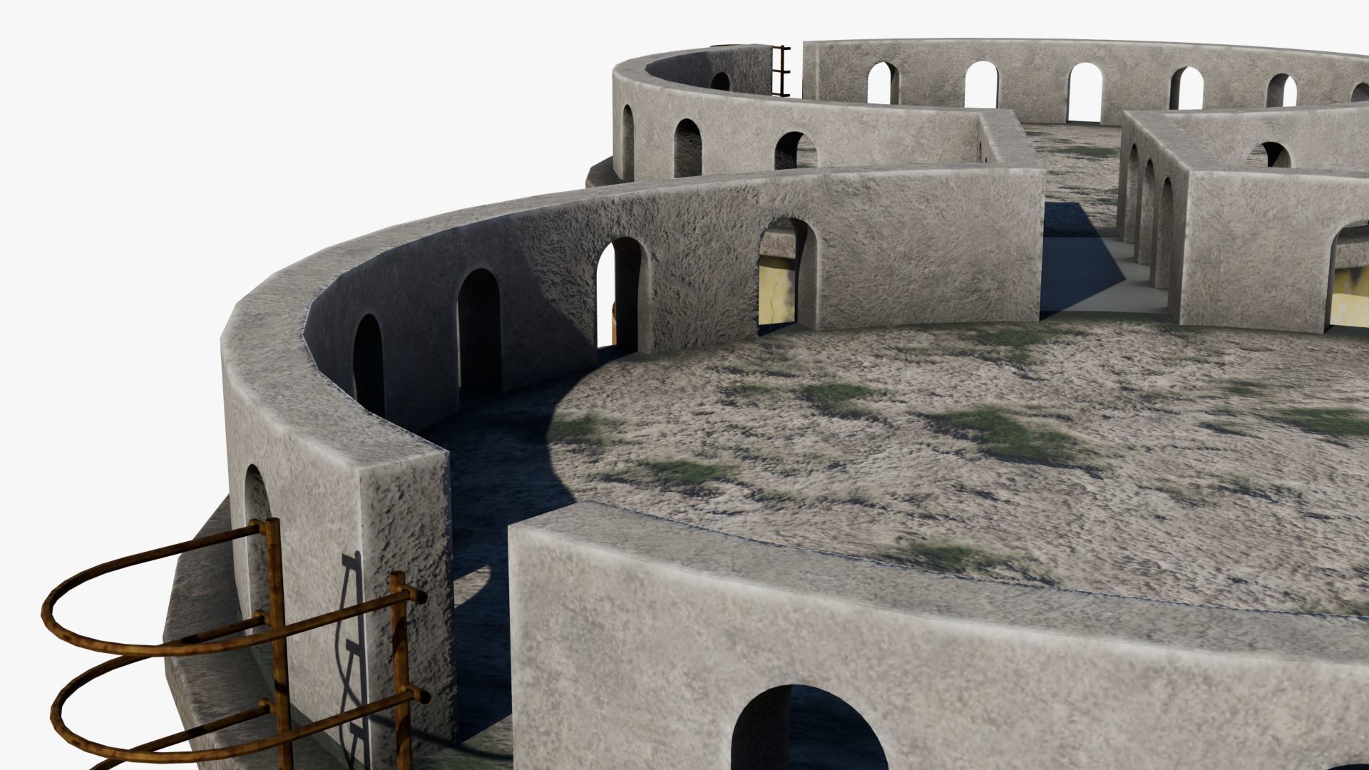 Grain silo 3D model_13