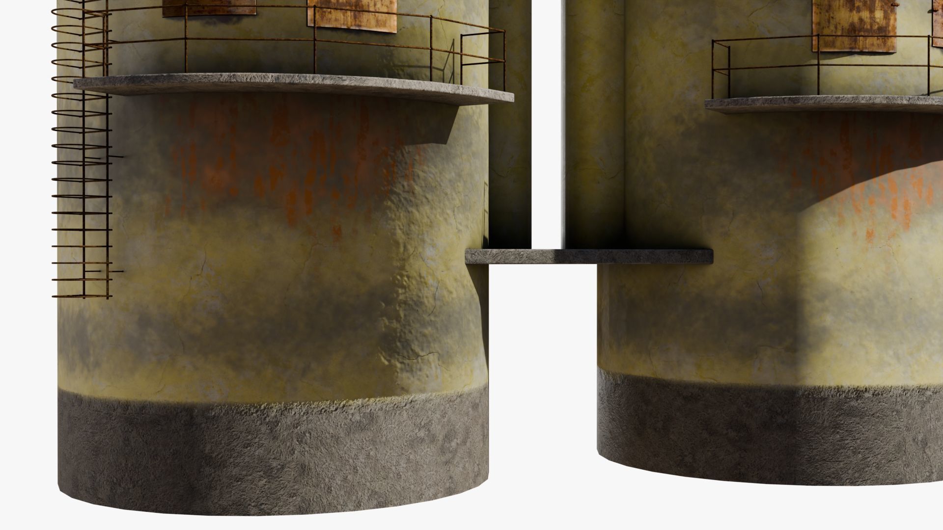 Grain silo 3D model_6