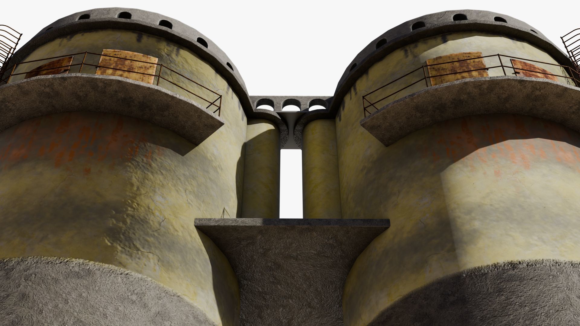 Grain silo 3D model_11