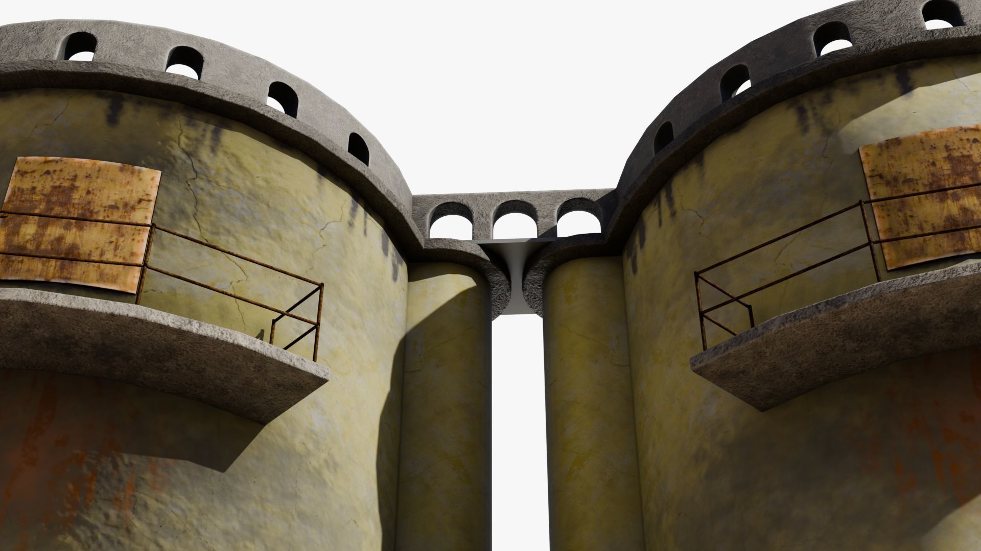 Grain silo 3D model_10