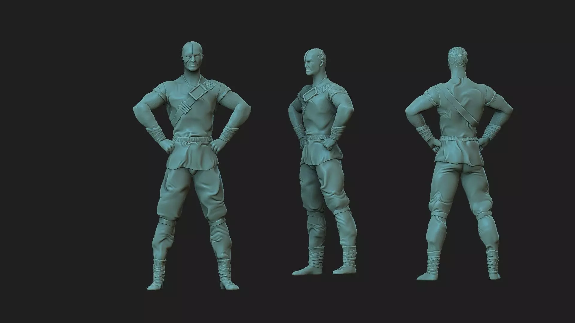 Kano mortal kombat 3D print model
