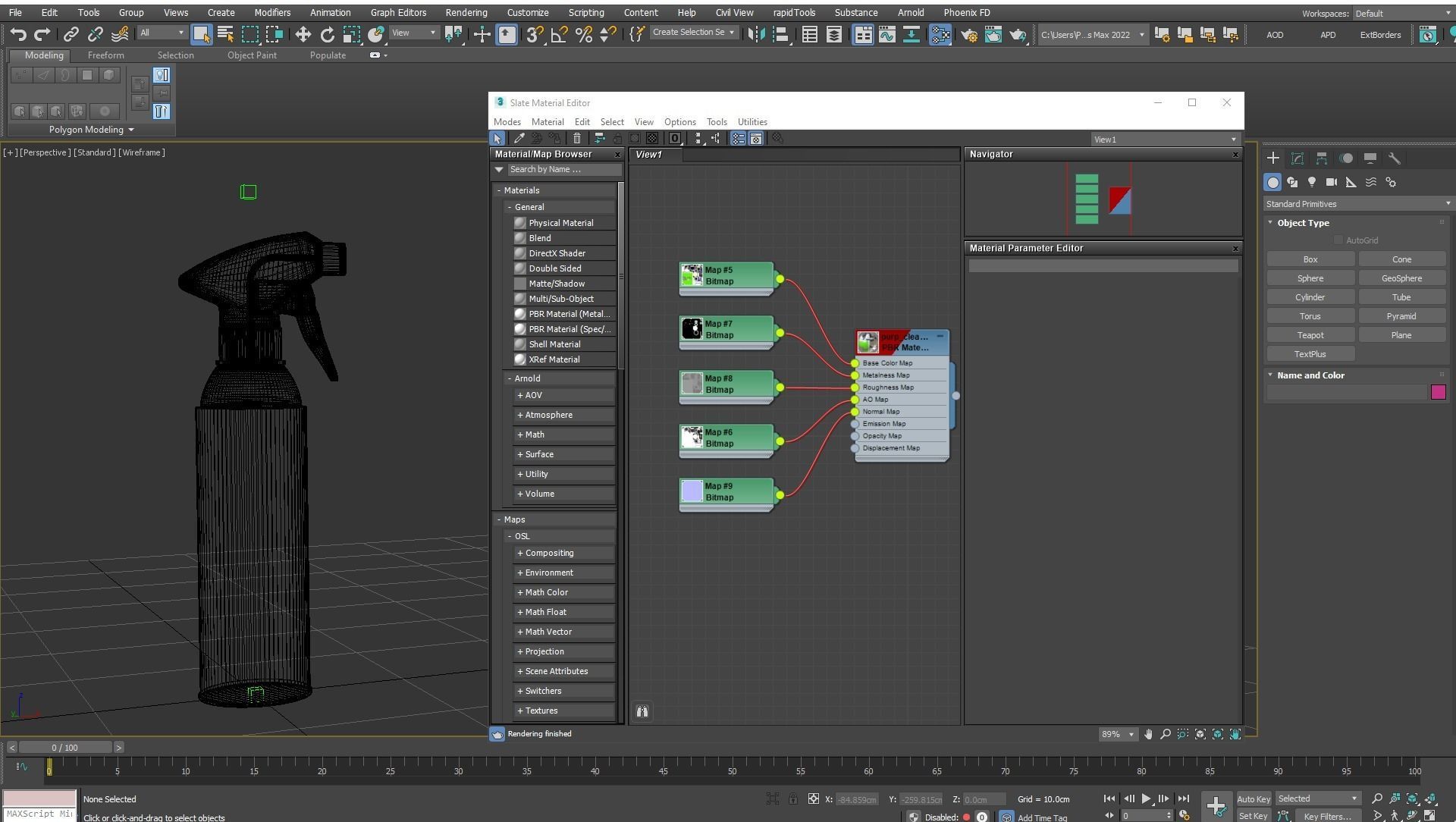 Spec Purp Cleaner - Instant Stain Remover Spray Low-poly 3D model_9