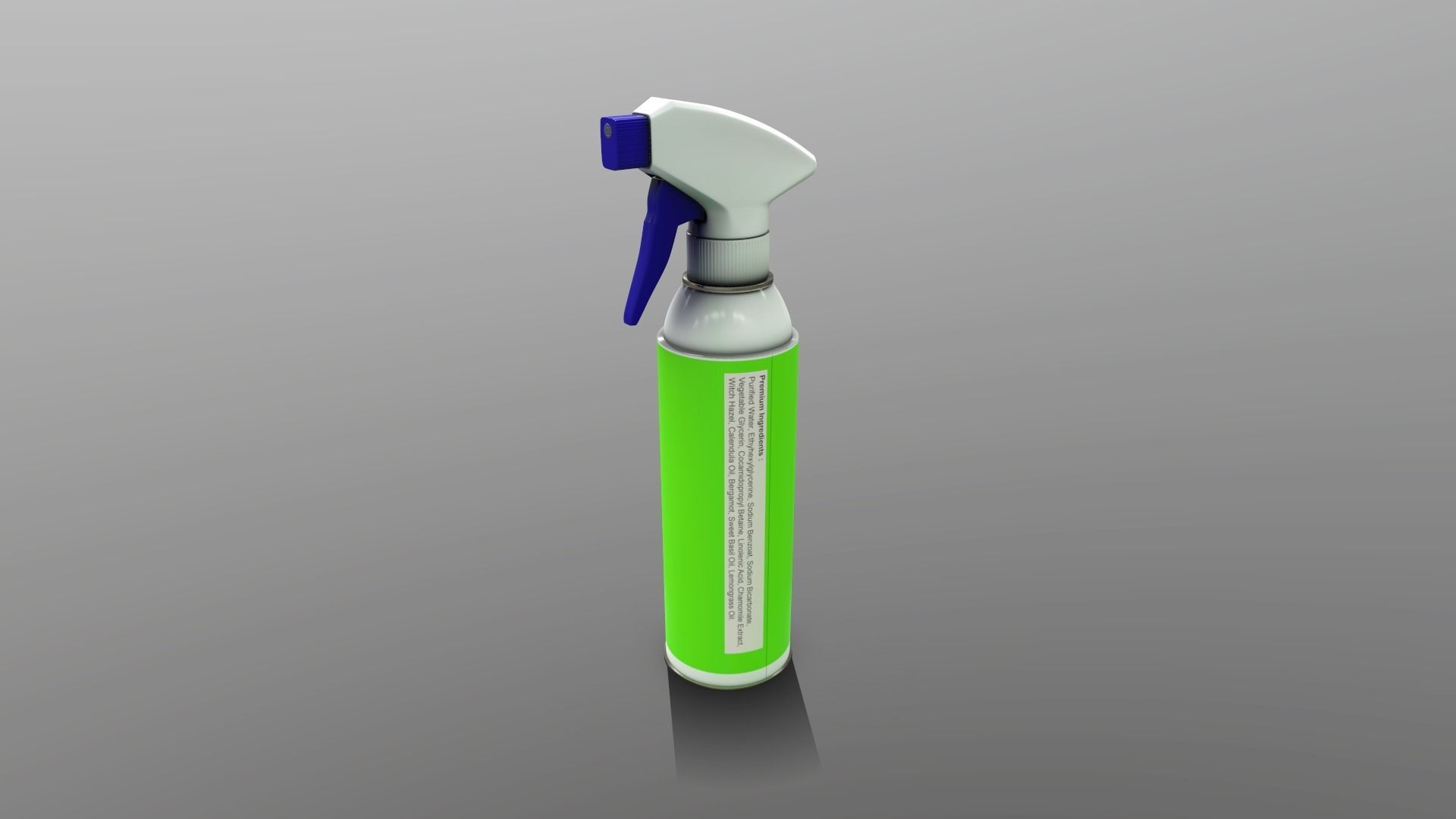 Spec Purp Cleaner - Instant Stain Remover Spray Low-poly 3D model_3