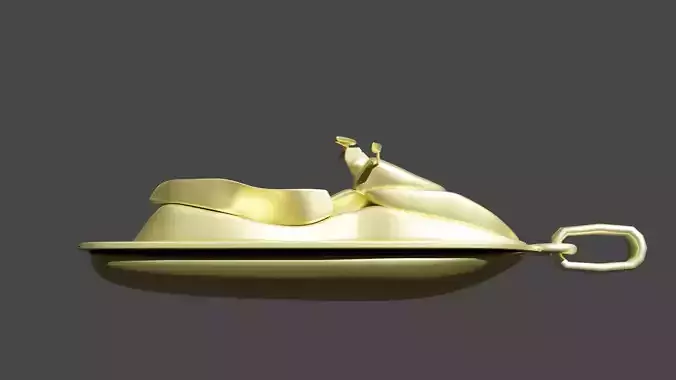 JetSky Gold Pendant 