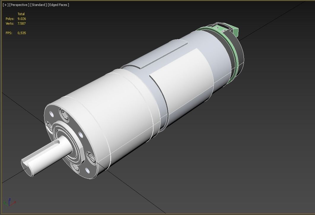 MOTOR GEAR PLANETARY DC ELECTRIC GEARED TORQUE 3D model_10