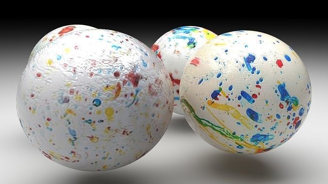 Jawbreaker Candies Set 3D model 3