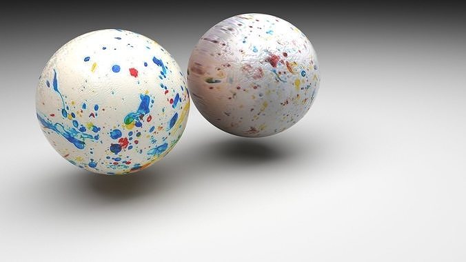 Jawbreaker Candies Set 3D model 6