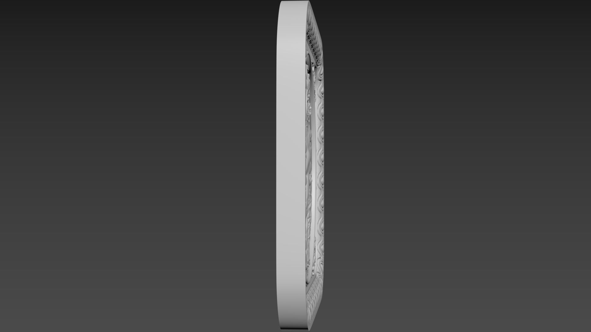 Bas-Relief Angels 3D model_5