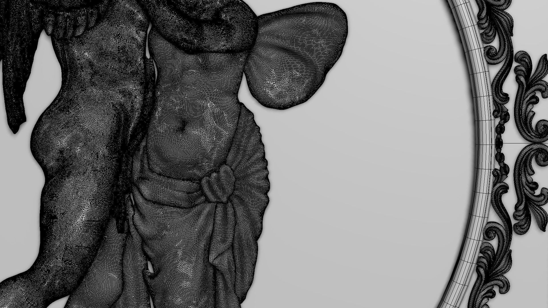 Bas-Relief Angels 3D model_15